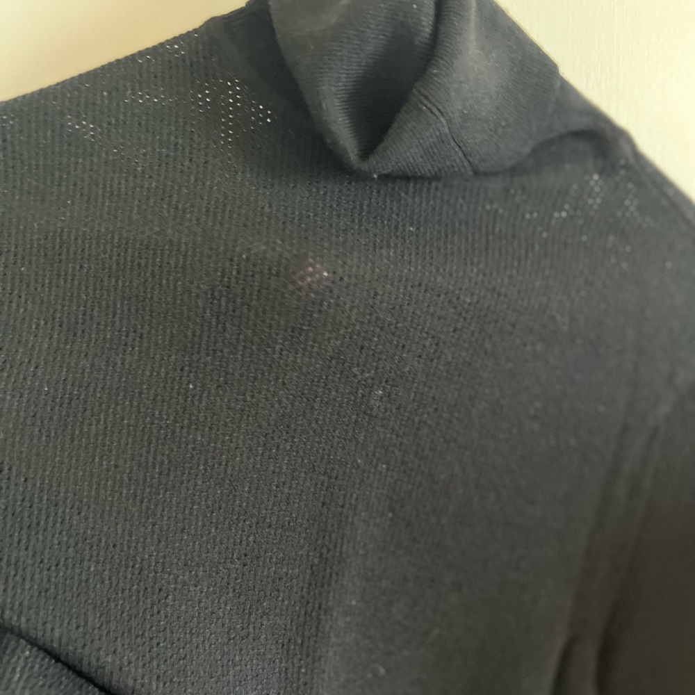 Theory black wool fitted sweater - Picture 4 of 6